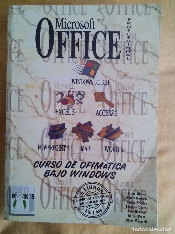 Libros de segunda mano: Microsoft Office Professional - Curso De Ofimatica Bajo Windows - Foto 1