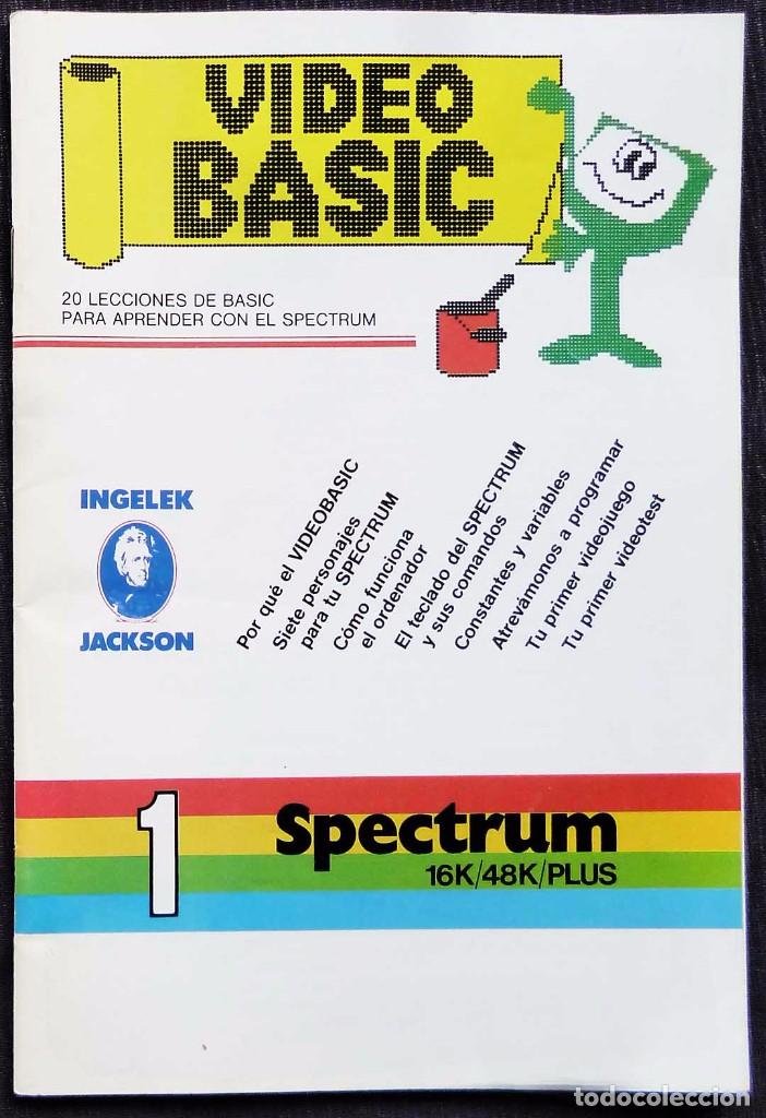 Libros de segunda mano: VIDEO BASIC. N&ordm; 1. A&Ntilde;O: 1985. SPECTRUM. BUEN ESTADO. - Foto 1