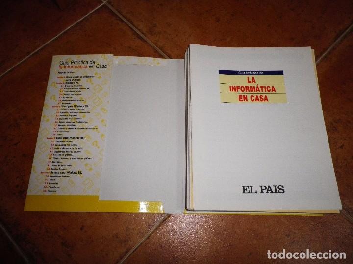 Libros de segunda mano: GUIA PRACTICA LA INFORMATICA EN CASA EL PAIS SIN ENCUADERNAR COMPLETO - Foto 3