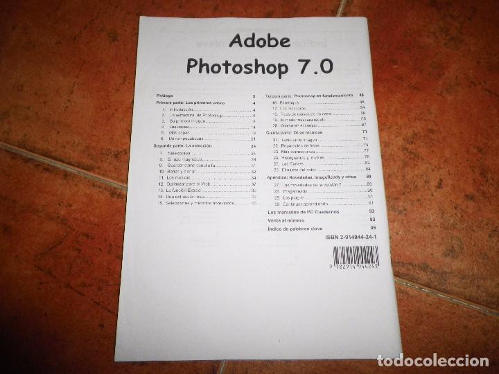Libros de segunda mano: PC CUADERNOS BASICOS N&ordm; 11 PHOTOSHOP 7.0 CONSEJOS PRACTICOS - Foto 2