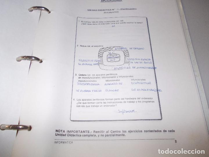 Libros de segunda mano: Curso Inform&aacute;tica y Programaci&oacute;n, contenido en cinco carpetas - Foto 5