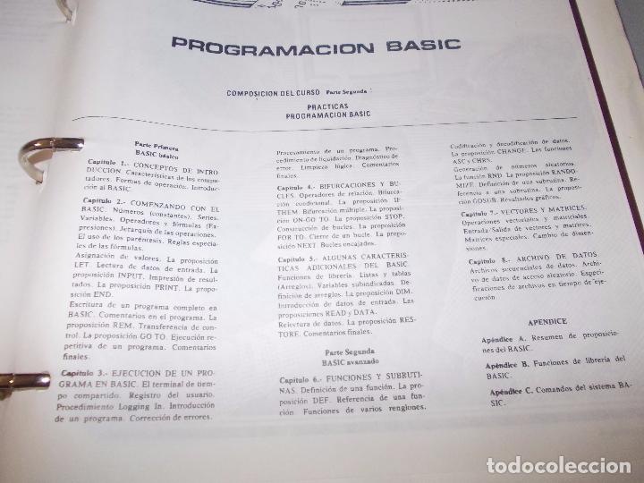 Libros de segunda mano: Curso Inform&aacute;tica y Programaci&oacute;n, contenido en cinco carpetas - Foto 13