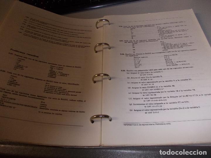 Libros de segunda mano: Curso Inform&aacute;tica y Programaci&oacute;n, contenido en cinco carpetas - Foto 40