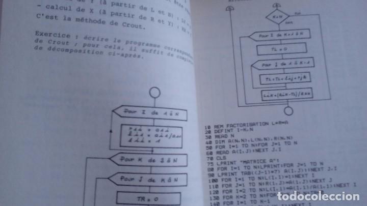 Libros de segunda mano: METHODES DE CALCUL NUMERIQUE PROGRAMMES EN BASIC Guide practique  CLAUDE NOWAKOWKI TOME I - Foto 4