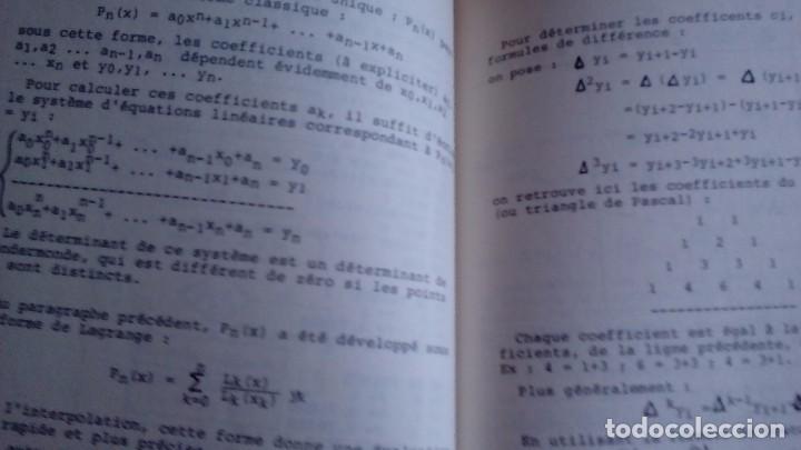Libros de segunda mano: METHODES DE CALCUL NUMERIQUE PROGRAMMES EN BASIC Guide practique  CLAUDE NOWAKOWKI TOME I - Foto 5