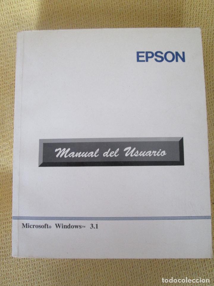 Libros de segunda mano: MICROSOFT WINDOWS - VERSI&Oacute;N 3.1 - MANUAL DEL USUARIO - Foto 1