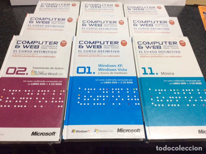 Libros de segunda mano: COMPUTER & WEB. INFORMATICA PARA TODOS. EL CURSO DEFINITIVO. MICROSOFT - LOTE 9 EJEMPLARES - Foto 1