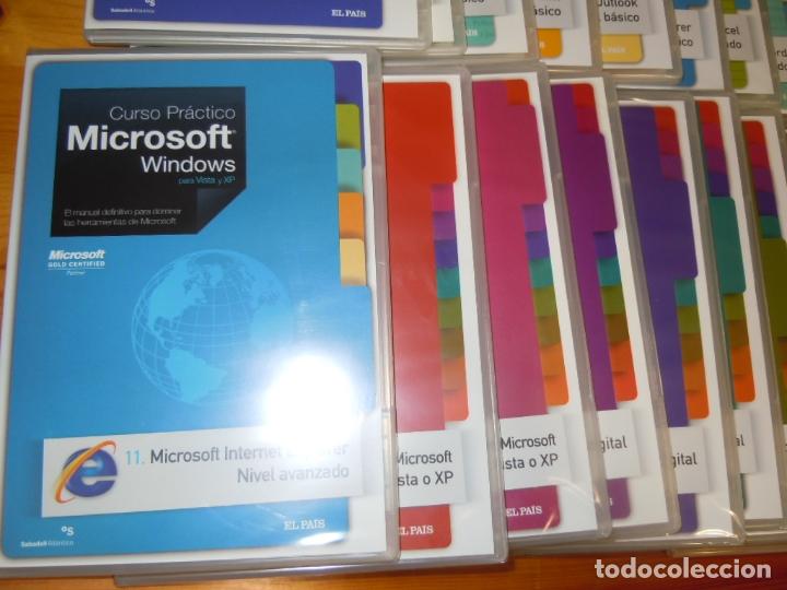 Libros de segunda mano: Curso Pr&aacute;ctico Microsoft Windows para Vista y XP Editado por El Pa&iacute;s en 20008 20 CDs - Foto 3