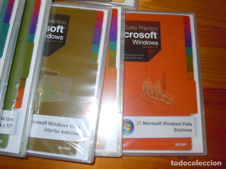 Libros de segunda mano: Curso Pr&aacute;ctico Microsoft Windows para Vista y XP Editado por El Pa&iacute;s en 20008 20 CDs - Foto 5