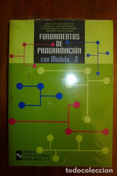 Libros de segunda mano: CERRADA SOMOLINOS, Jos&eacute; A. Fundamentos de programaci&oacute;n con M&oacute;dula-2 - Foto 1