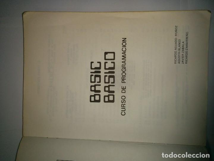 Libros de segunda mano: BASIC BASICO 1985 RICARDO AGUADO - MU&Ntilde;OZ Y OTROS  11&ordf; ED. - Foto 2