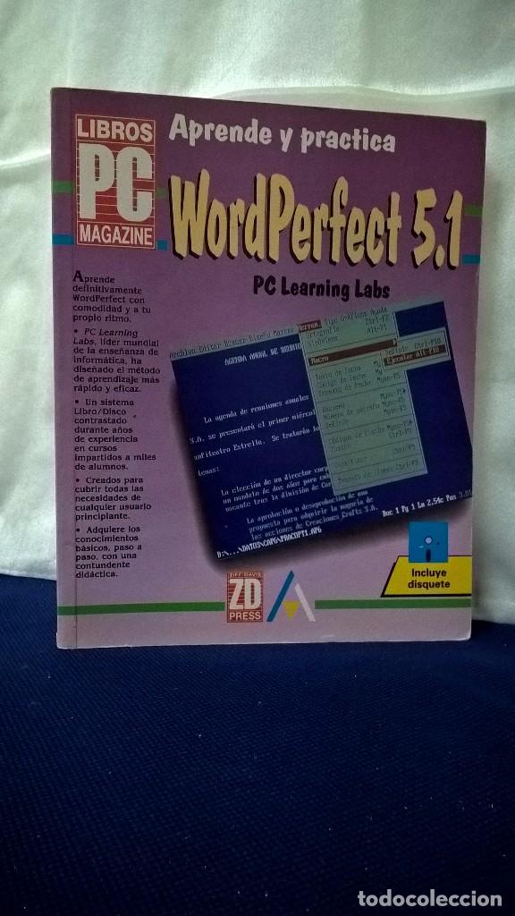 Libros de segunda mano: APRENDE Y PRACTICA WORDPERFEC 5.1  PC LAERNING LABS - Foto 1