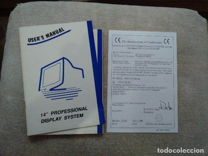 Libros de segunda mano: Users manual - Professional display system and Declaration of Conformity de la UE (Ingles) - 1996 - Foto 2