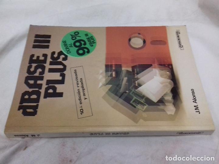 Libros de segunda mano: dBASE III PLUS-JM ALONSO-EDITORIAL PARANINFO 1992 - Foto 1