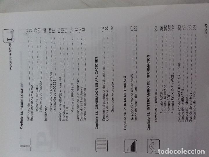 Libros de segunda mano: dBASE III PLUS-JM ALONSO-EDITORIAL PARANINFO 1992 - Foto 8