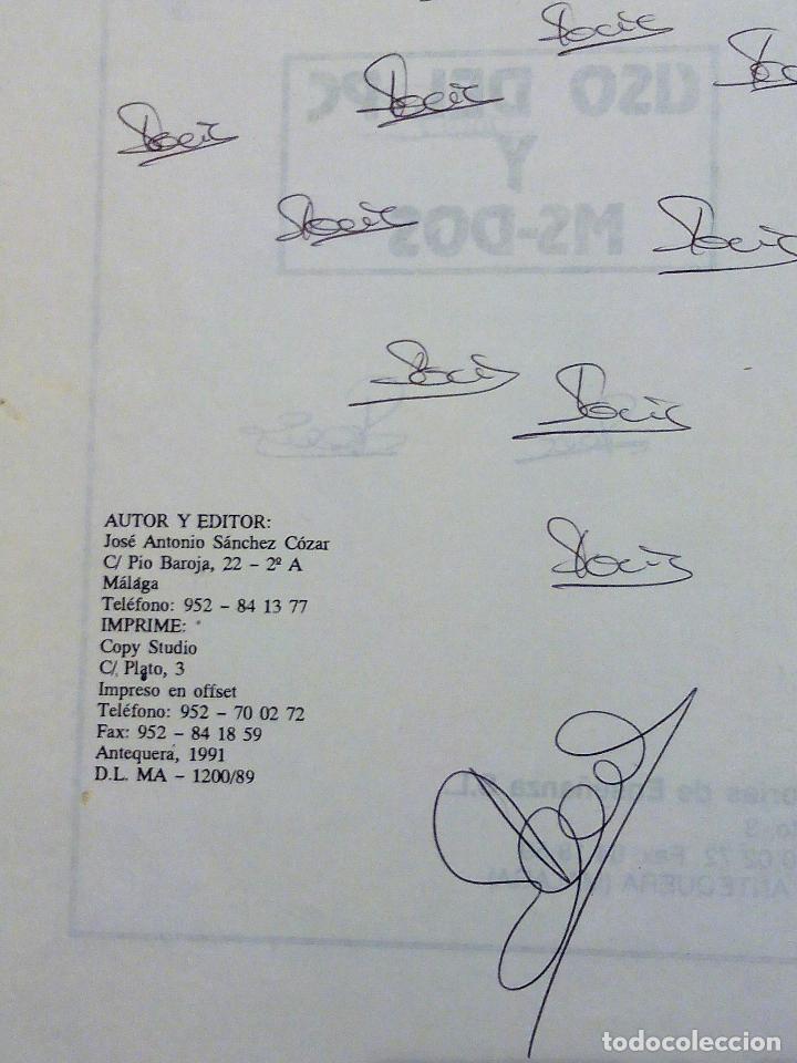 Libros de segunda mano: CURSO DE INFORM&Aacute;TICA - USO DEL PC Y MS-DOS - 1989. - Foto 3
