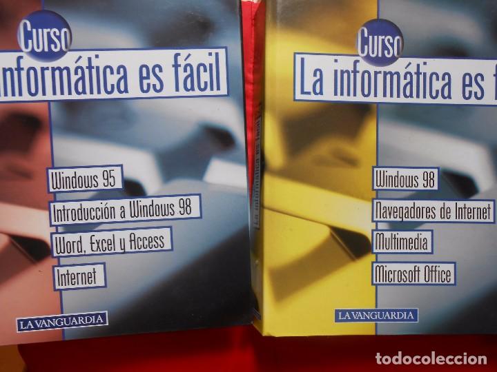 Libros de segunda mano: Curso   LA   INFORM&Aacute;TICA   ES   F&Aacute;CIL   I  y  II - Foto 1