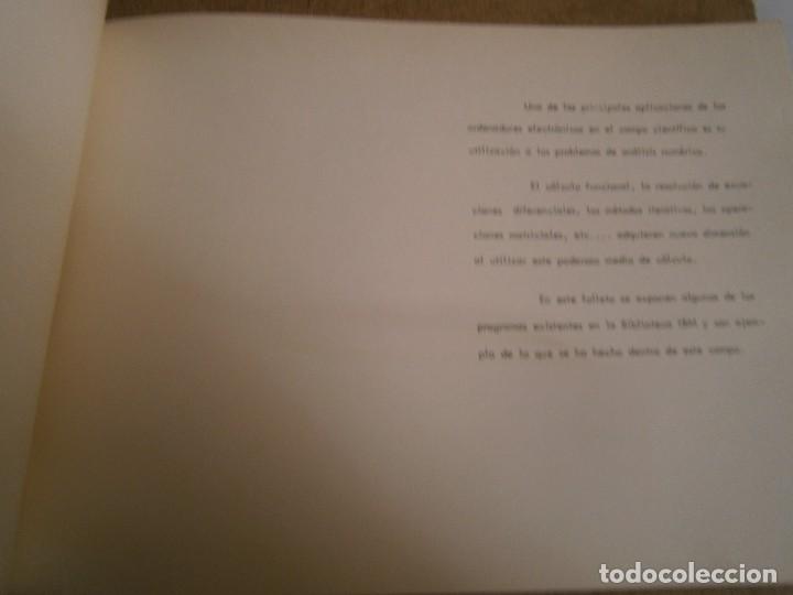 Libros de segunda mano: LOS ORDENADORES IBM Y EL ANALISIS NUMERICO - Foto 3