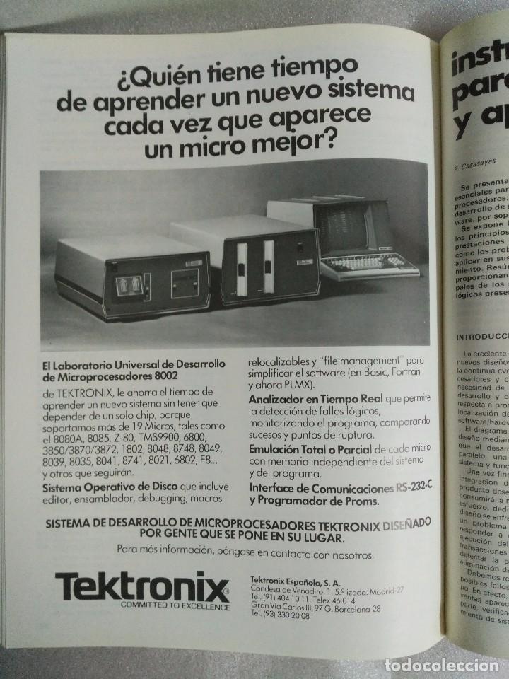 Libros de segunda mano: MICROPROCESADORES Y MICROCOMPUTADORES - MUNDO ELECTR&Oacute;NICO MARCOMBO 1984 - INFORMATICA VINTAGE - Foto 2