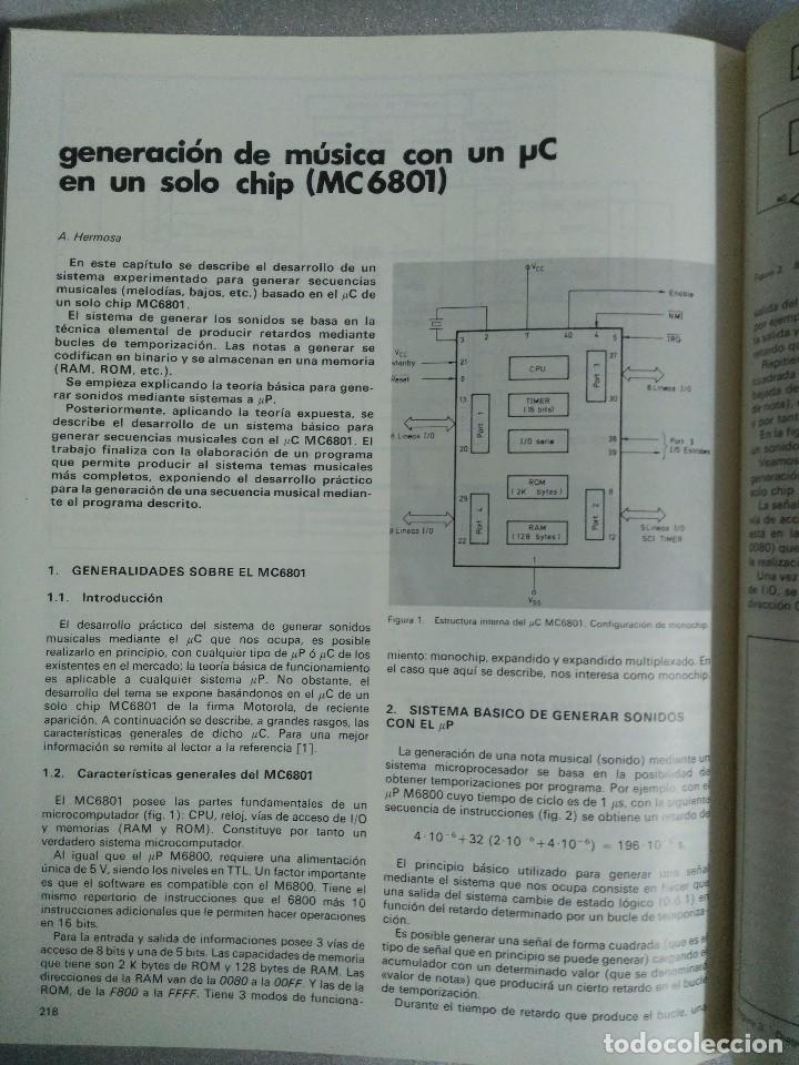 Libros de segunda mano: MICROPROCESADORES Y MICROCOMPUTADORES - MUNDO ELECTR&Oacute;NICO MARCOMBO 1984 - INFORMATICA VINTAGE - Foto 4