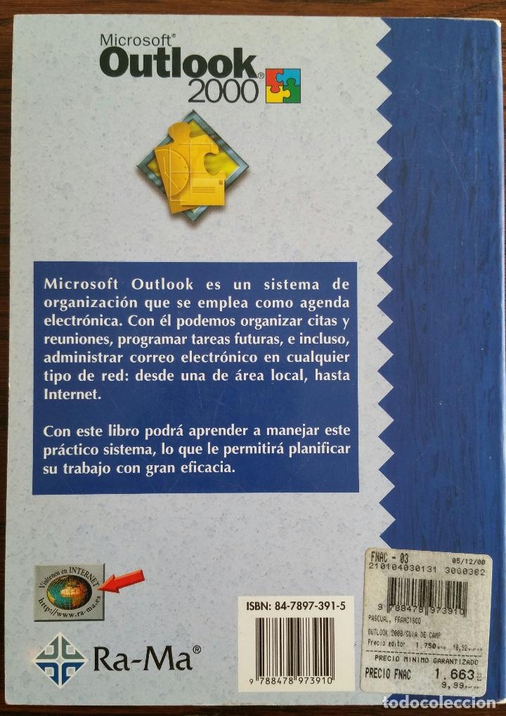 Libros de segunda mano: Microsoft Outlook 2000 - Gu&iacute;a de campo - Foto 2