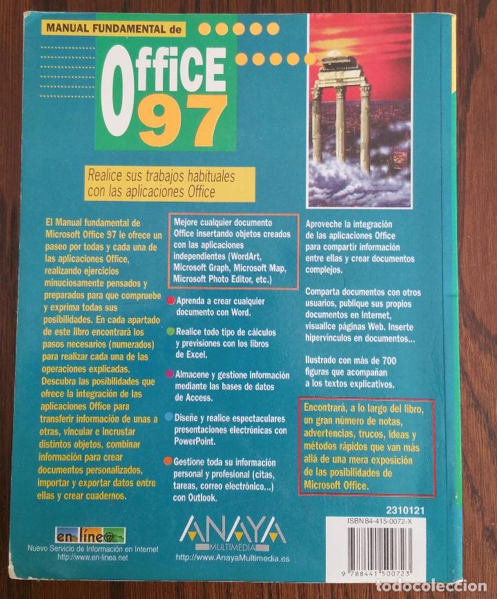 Libros de segunda mano: Manual fundamental de Office 97 - Foto 2
