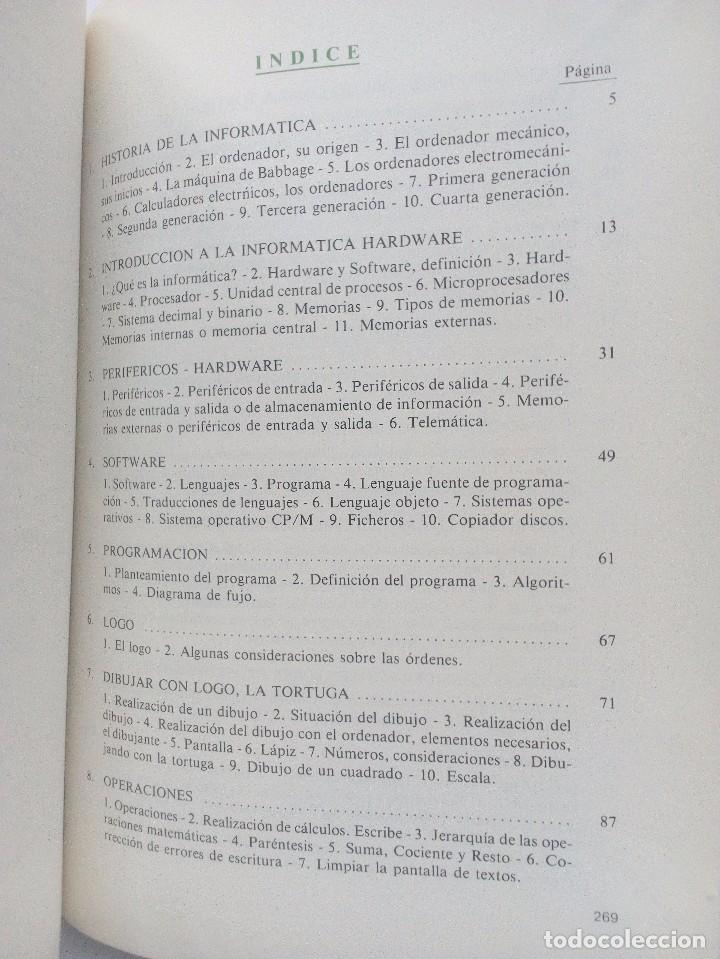 Libros de segunda mano: INFORM&Aacute;TICA B&Aacute;SICA Y LOGO  JOS&Eacute; LUIS GARC&Iacute;A BENGOA - Foto 2