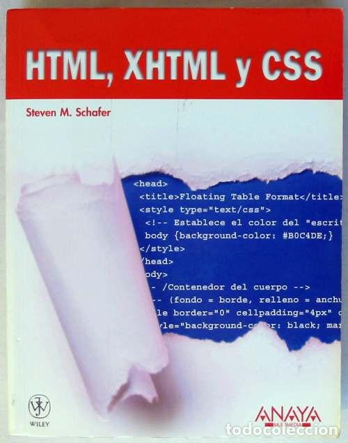 Libros de segunda mano: HTML, XHTML Y CSS - STEVEN M. SCHAFER - ANAYA 2010 - 800 P&Aacute;GINAS - VER INDICE - Foto 1
