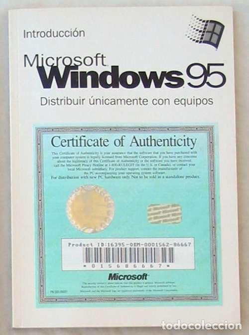 Libros de segunda mano: INTRODUCCI&Oacute;N A MICROSOFT WINDOWS 95 - VER INDICE Y DESCRIPCI&Oacute;N - Foto 1