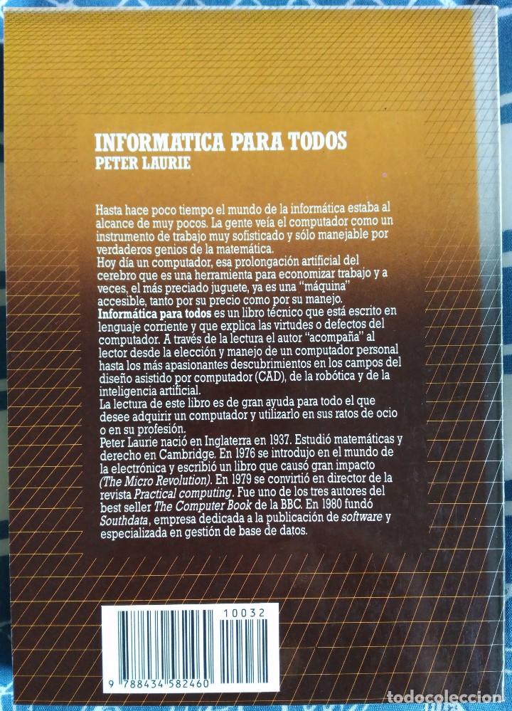 Libros de segunda mano: Peter Laurie . Inform&aacute;tica para todos - Foto 2