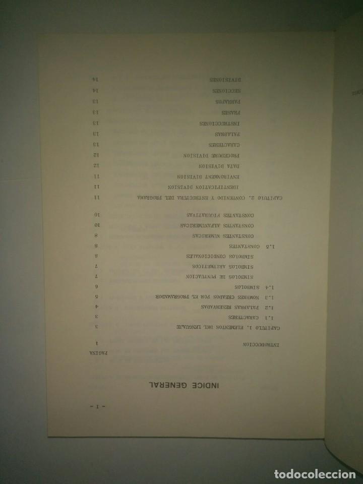 Libros de segunda mano: LENGUAJE DE PROGRAMACI&Oacute;N COBOL 1983 J. ASTOR VIGNAU  3&ordf; EDICI&Oacute;N EUNIBAR - Foto 2