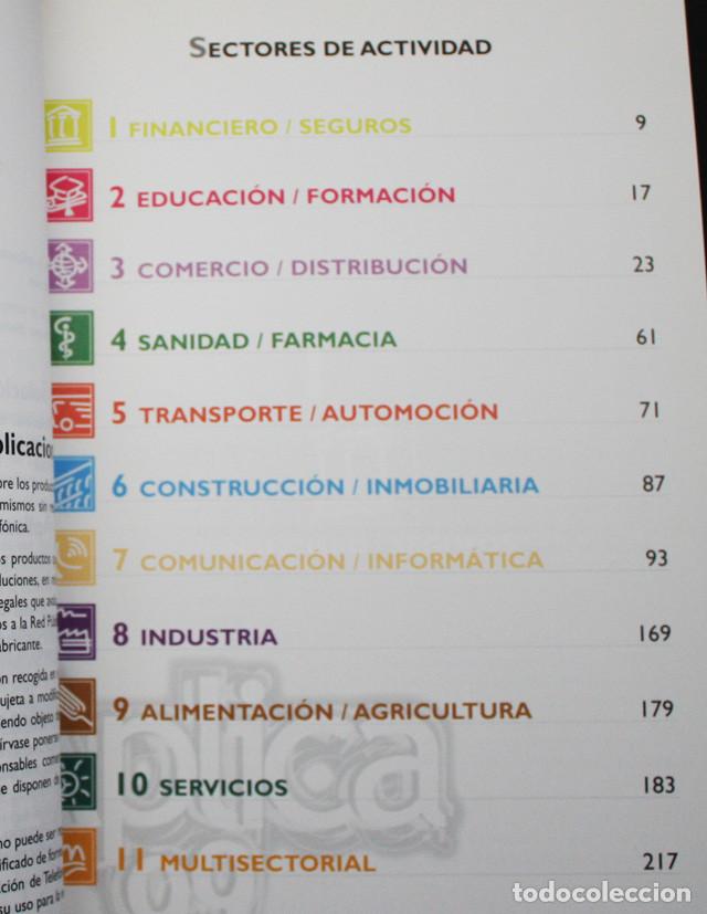 Libros de segunda mano: CATALOGO DE SOLUCIONES SECTORIALES APLICA 99 TELEFONICA, PROGRAMAS SOFTWARE 411 PAGINAS - Foto 2