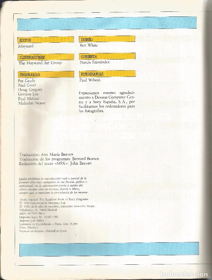 Libros de segunda mano: EL GRAN LIBRO DE LOS PROGRAMAS EN BASIC (VIC 20 - SPECTRUM - BBC - DRAGON - MSX) ANAYA - Foto 2
