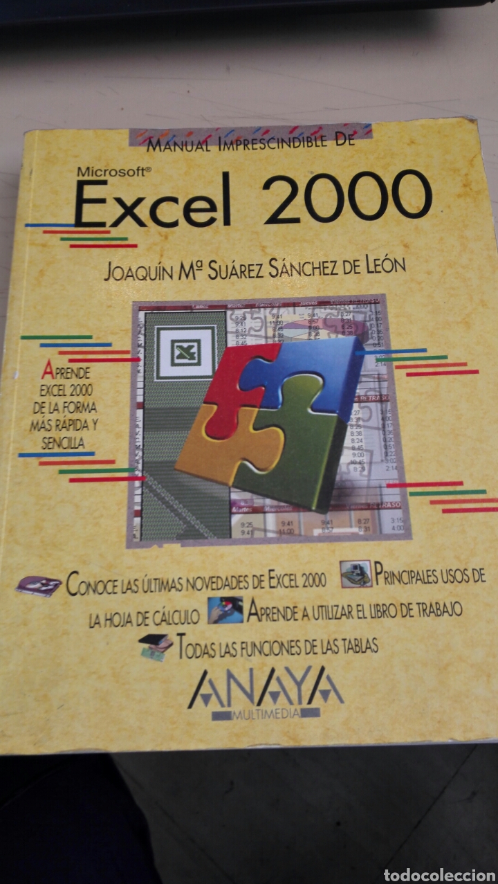 Libros de segunda mano: Manual imprescindible de Excel 2000, Editorial Anaya - Foto 1
