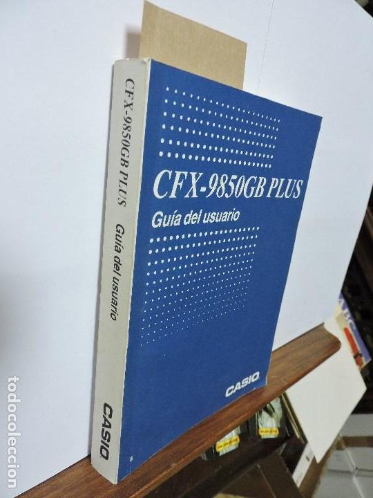 Libros de segunda mano: CFX-9850GB PLUS. Gu&iacute;a del usuario. Ed. Casio. - Foto 1
