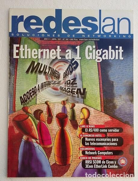 Libros de segunda mano: Redeslan n&ordm;102, Abril 1997. Revista informatica - Foto 1