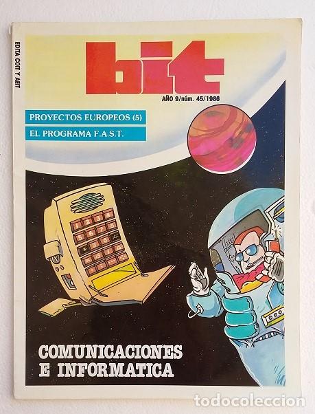 Libros de segunda mano: Bit n&ordm;45 1986. Programa F.A.S.T. Revista informatica - Foto 1