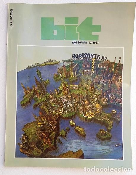 Libros de segunda mano: Bit n&ordm;47 1987. Horizonte 92 Revista informatica - Foto 1