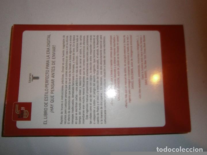 Libros de segunda mano: ENVIAR MANUAL DE ESTILO DEL CORREO ELECTRONICO DAVID SHIPLEY TAURUS 2008 - Foto 3