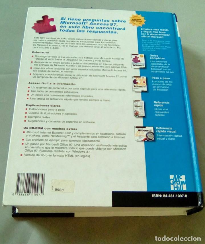 Libros de segunda mano: MICROSOFT ACCESS 97. EDICION ESPECIAL.- JOHN L. VIESCAS. (INCLUYE CD) - Foto 2