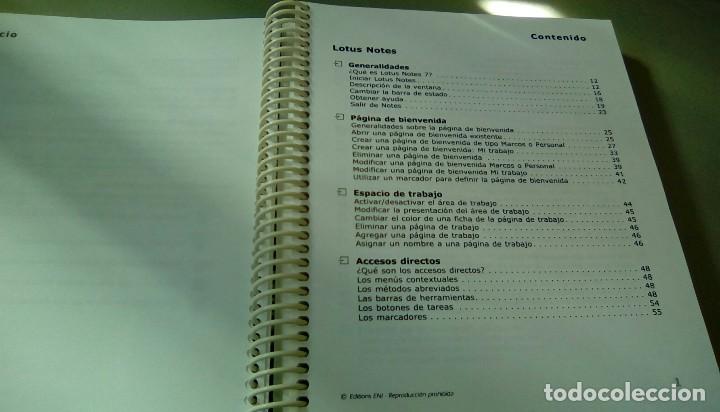 Libros de segunda mano: LOTUS NOTES 7 USUARIO - Foto 2