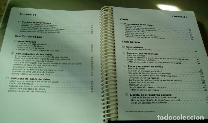 Libros de segunda mano: LOTUS NOTES 7 USUARIO - Foto 3