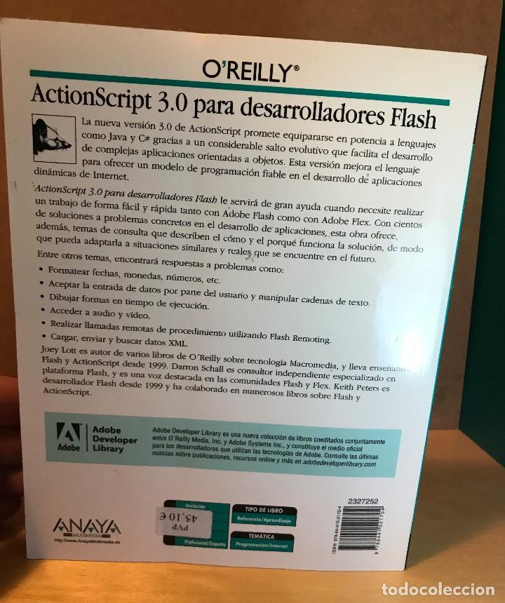 Libros de segunda mano: ActionScript 3.0, para desarrolladores Flash. - Foto 2