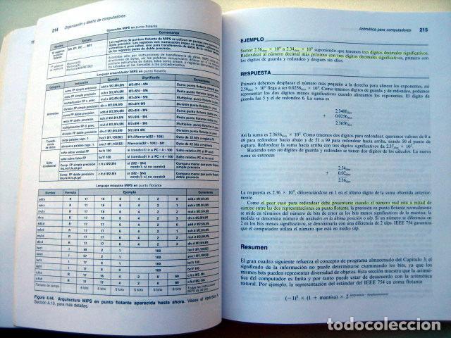 Libros de segunda mano: Organizaci&oacute;n y dise&ntilde;o de computadores. La interfaz hardware/software, de David Patterson - Foto 3