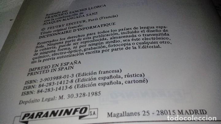 Libros de segunda mano: DICCIONARIO DE INFORM&Aacute;TICA INGLES-ESPA&Ntilde;OL-FRANCES - Foto 4
