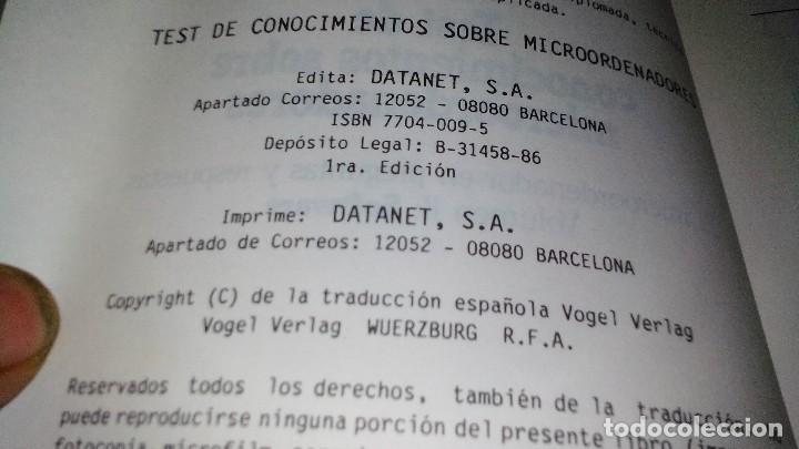 Libros de segunda mano: TEST DE CONOCIMIENTOS SOBRE MICROORDENADORES-CZERWINSKI, - Manfred-VOLUMEN II: SOFTWARE - Foto 5