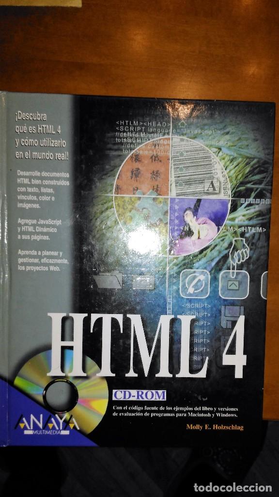 Libros de segunda mano: Libro inform&aacute;tica HTML 4 Anaya - Foto 1