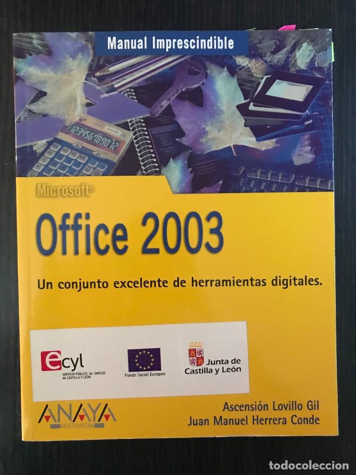 Libros de segunda mano: Office 2003, Manual imprescindible. Ed. Anaya - Foto 1