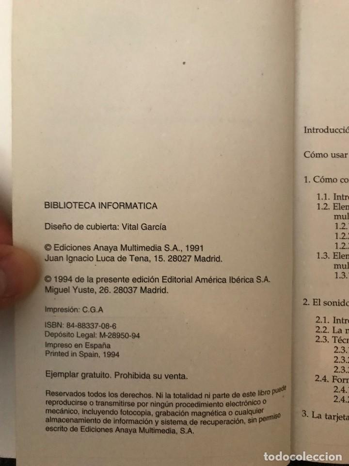 Libros de segunda mano: Multimedia - Biblioteca Inform&aacute;tica. Ignacio de Bustos. PC Magazine - Foto 2