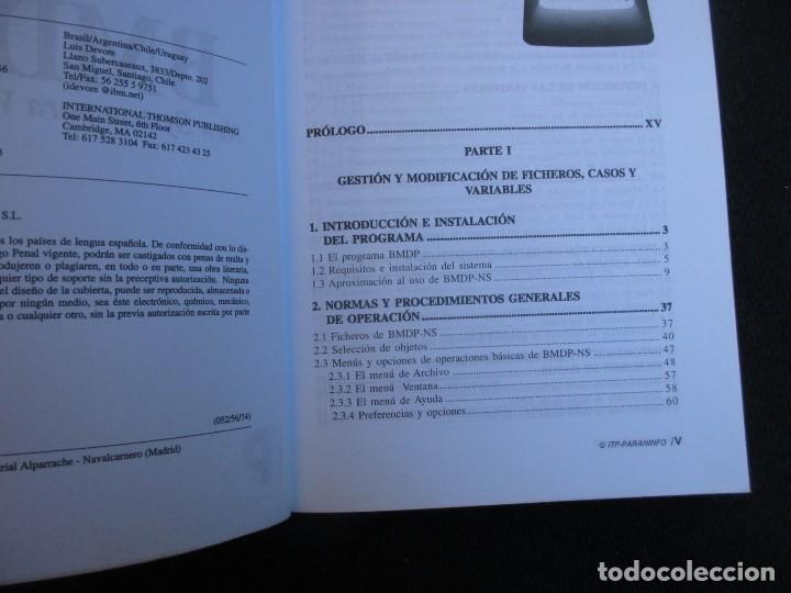 Libros de segunda mano: PROGRAMACION - BMPD, NEW SYSTEM PARA WINDOWS - EDI PARANINFO 1998 392PAG Y DISCO COMPLEMENTARIO + - Foto 2